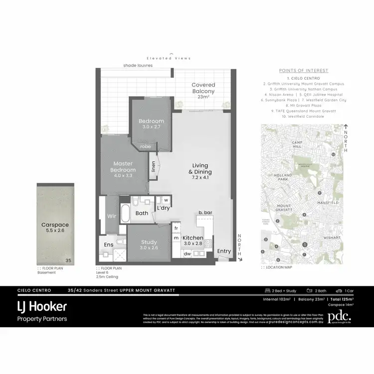 Floorplan of Homely apartment listing, 35/42 Sanders Street, Upper Mount Gravatt QLD 4122