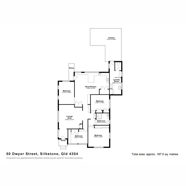 Floorplan of Homely house listing, 50 Dwyer Street, Silkstone QLD 4304