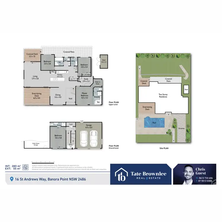 Floorplan of Homely house listing, 16 St Andrews Way, Banora Point NSW 2486