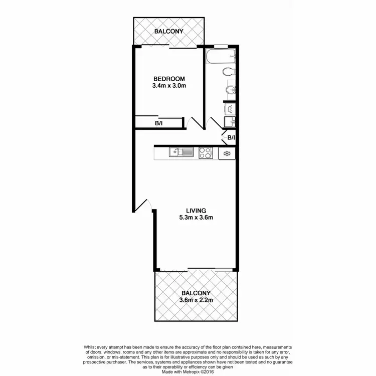 Floorplan of Homely apartment listing, 29/27 Birley Street, Spring Hill QLD 4000