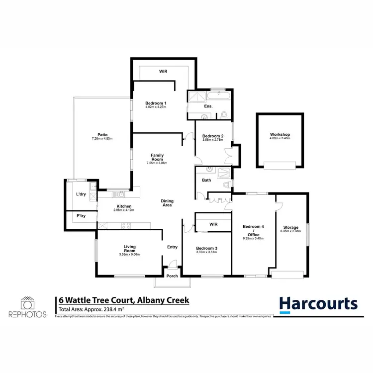 Floorplan of Homely house listing, 6 Wattle Tree Court, Albany Creek QLD 4035