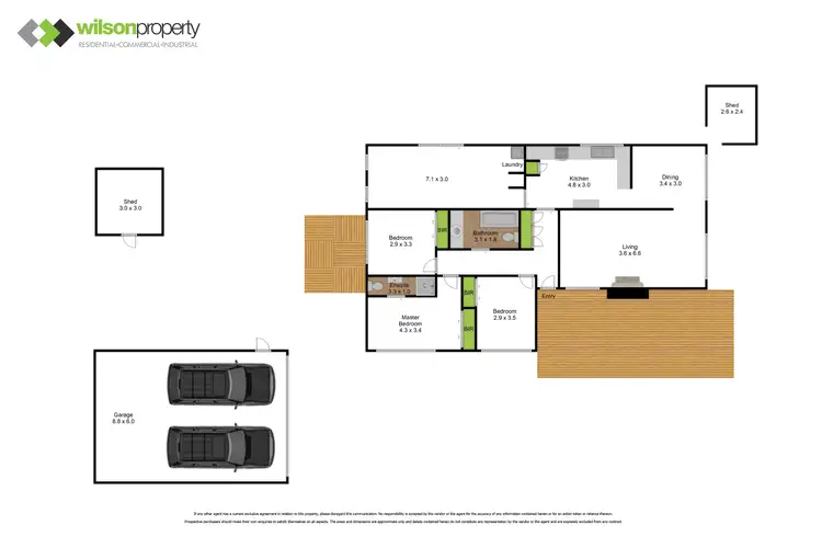 Floorplan of Homely house listing, 12 Hyde Park Road, Traralgon VIC 3844