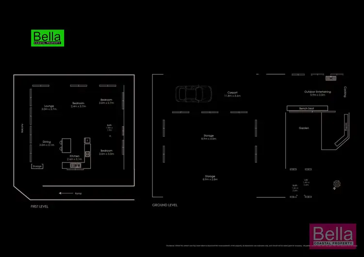 Floorplan of Homely house listing, 106 Malibu Drive, Bawley Point NSW 2539