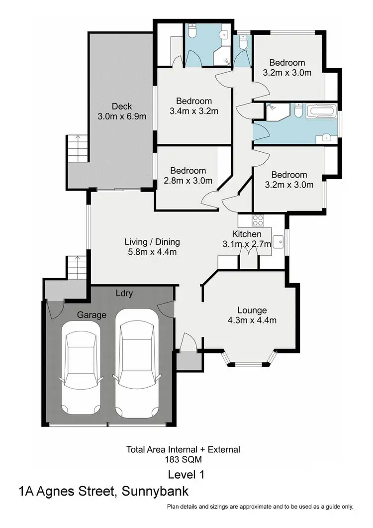 Floorplan of Homely house listing, 1A Agnes Street, Sunnybank QLD 4109