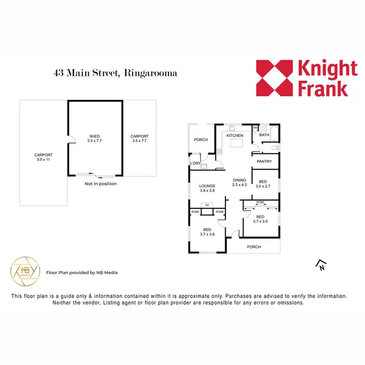Floorplan of Homely house listing, 43 Main Street, Ringarooma TAS 7263
