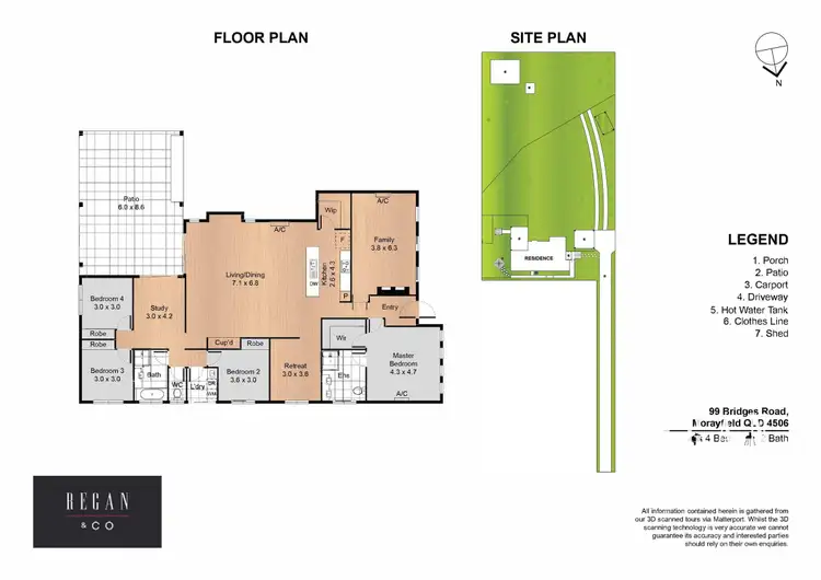 Floorplan of Homely rural property listing, 99 Bridges Road, Morayfield QLD 4506