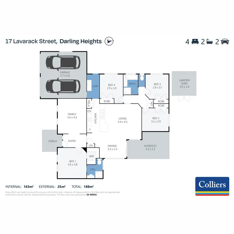 Floorplan of Homely house listing, 45/4-10 Lavarack Street, Darling Heights QLD 4350