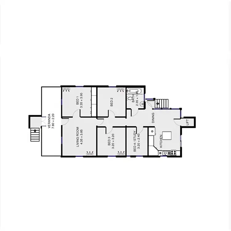 Floorplan of Homely house listing, 86 West Street, The Range QLD 4700
