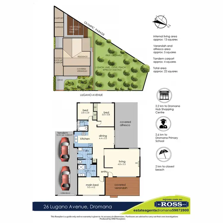 Floorplan of Homely house listing, 26 Lugano Avenue, Dromana VIC 3936