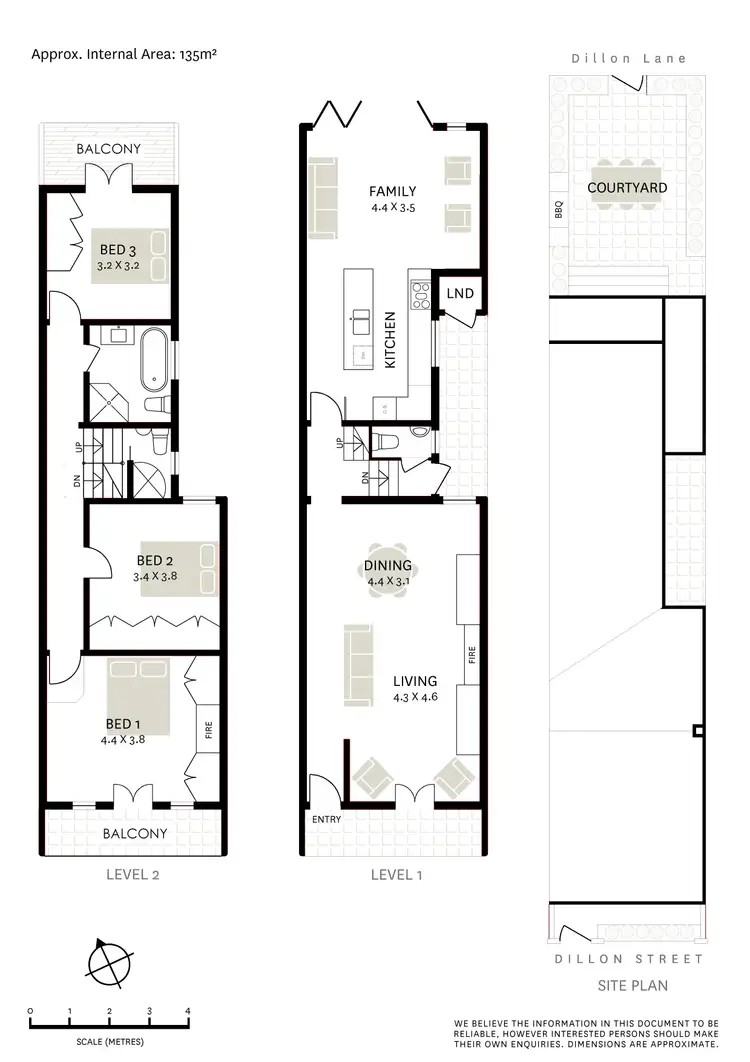 Floorplan of Homely terrace listing, 17 Dillon Street, Paddington NSW 2021