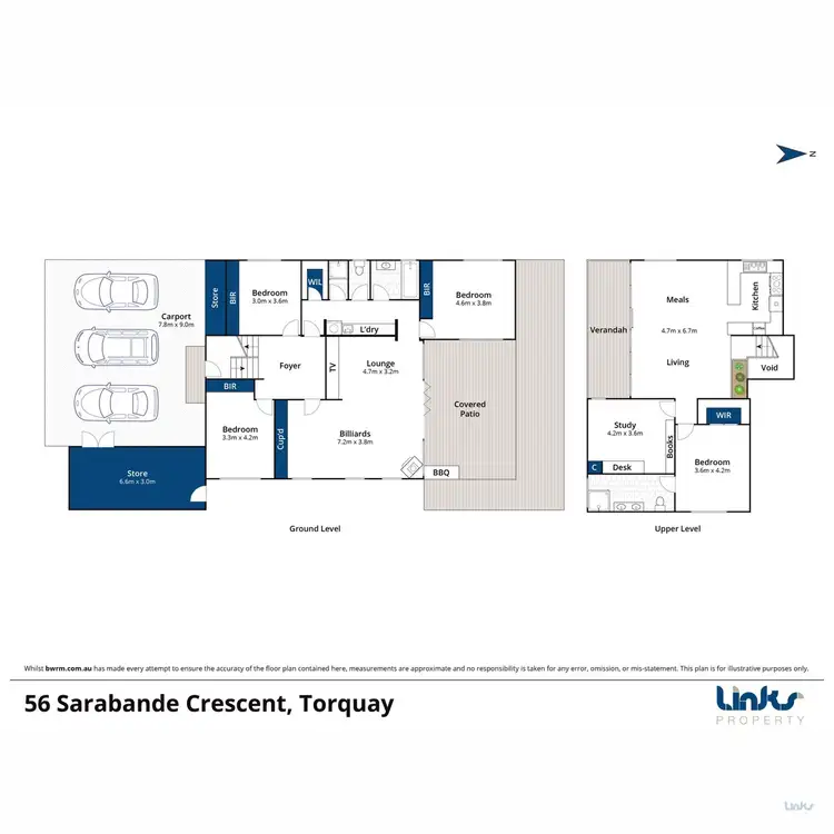 Floorplan of Homely house listing, 56 Sarabande Crescent, Torquay VIC 3228