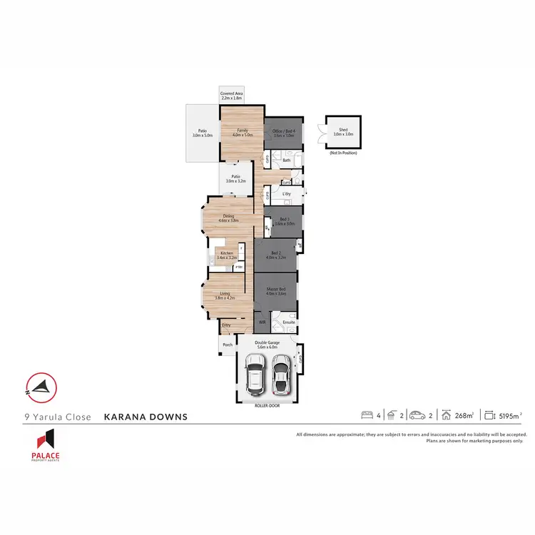 Floorplan of Homely house listing, 9 Yarula Close, Karana Downs QLD 4306