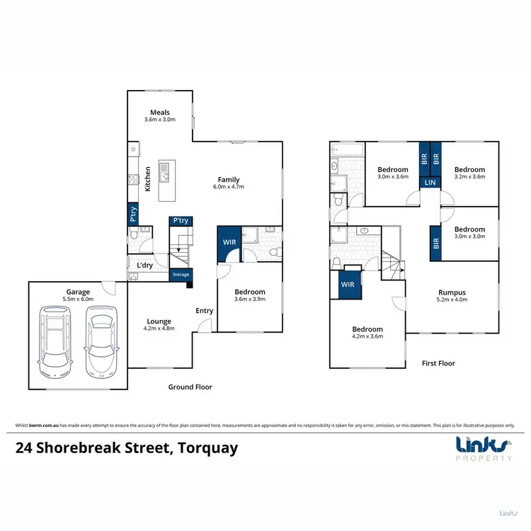Floorplan of Homely house listing, 24 Shorebreak Street, Torquay VIC 3228