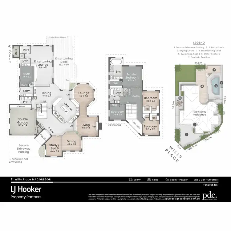 Floorplan of Homely house listing, 21 Wills Place, Macgregor QLD 4109