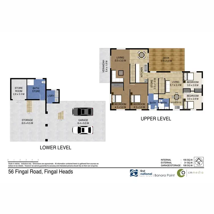 Floorplan of Homely house listing, 56 Fingal Road, Fingal Head NSW 2487