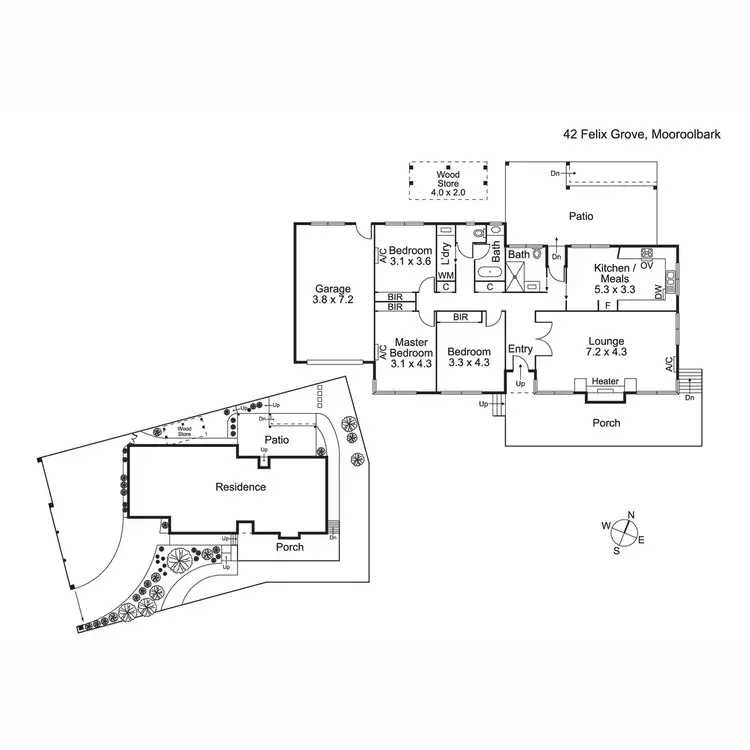 Floorplan of Homely house listing, 42 Felix Grove, Mooroolbark VIC 3138