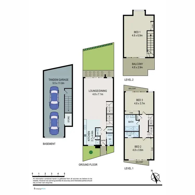 Floorplan of Homely townhouse listing, 4/23 Stuart Street, Concord West NSW 2138