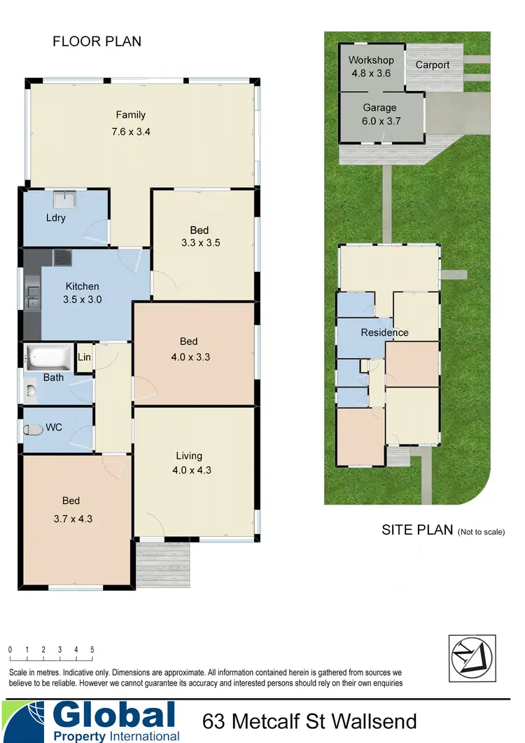 Floorplan of Homely house listing, 63 Metcalfe Street, Wallsend NSW 2287