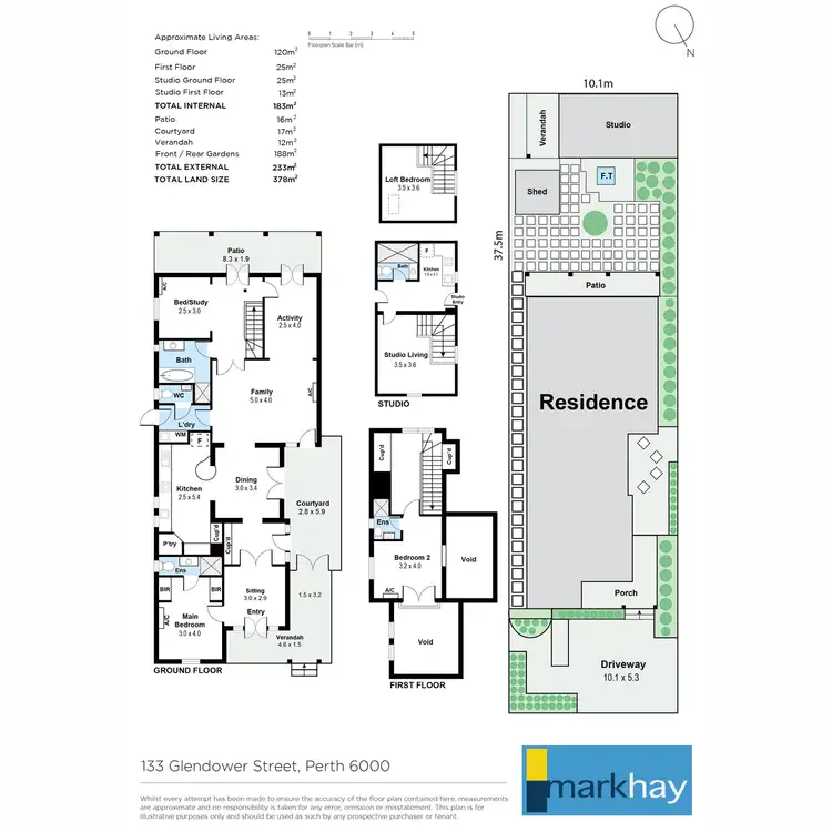 Floorplan of Homely house listing, 133 Glendower Street, Perth WA 6000