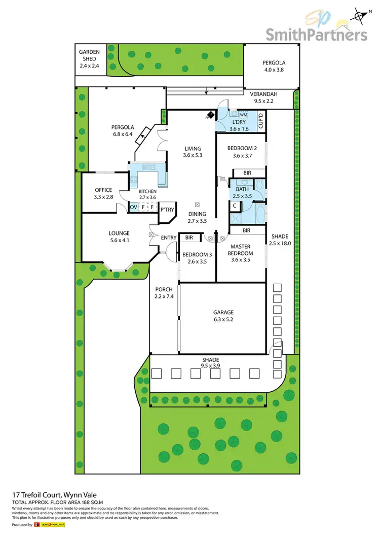 Floorplan of Homely house listing, 17 Trefoil Court, Wynn Vale SA 5127