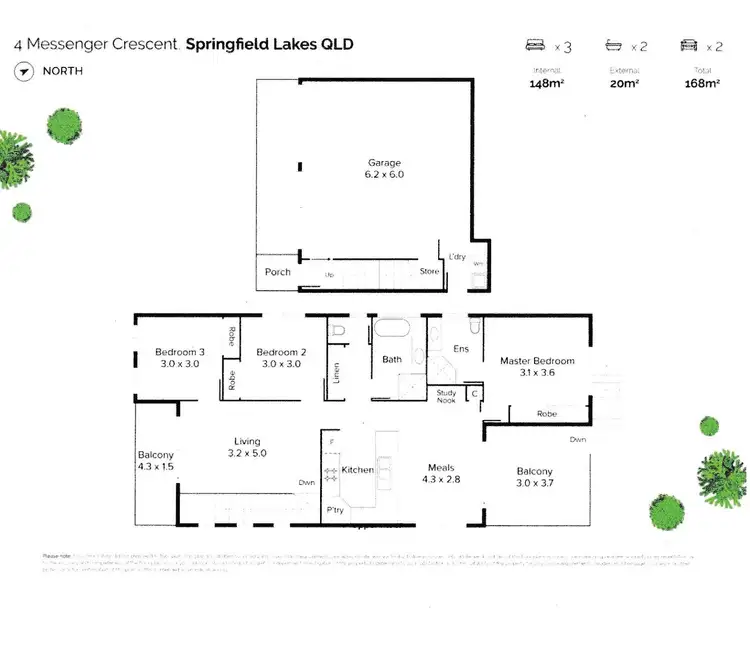 Floorplan of Homely house listing, 4 Messenger Crescent, Springfield Lakes QLD 4300