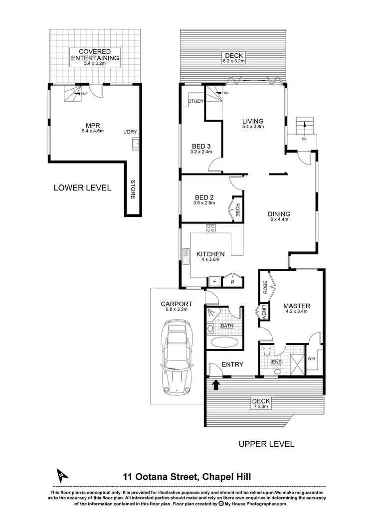 Floorplan of Homely house listing, 11 Ootana Street, Chapel Hill QLD 4069