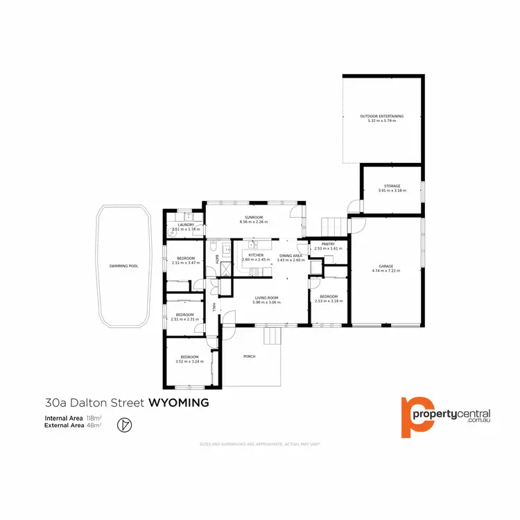 Floorplan of Homely house listing, 30a Dalton Street, Wyoming NSW 2250