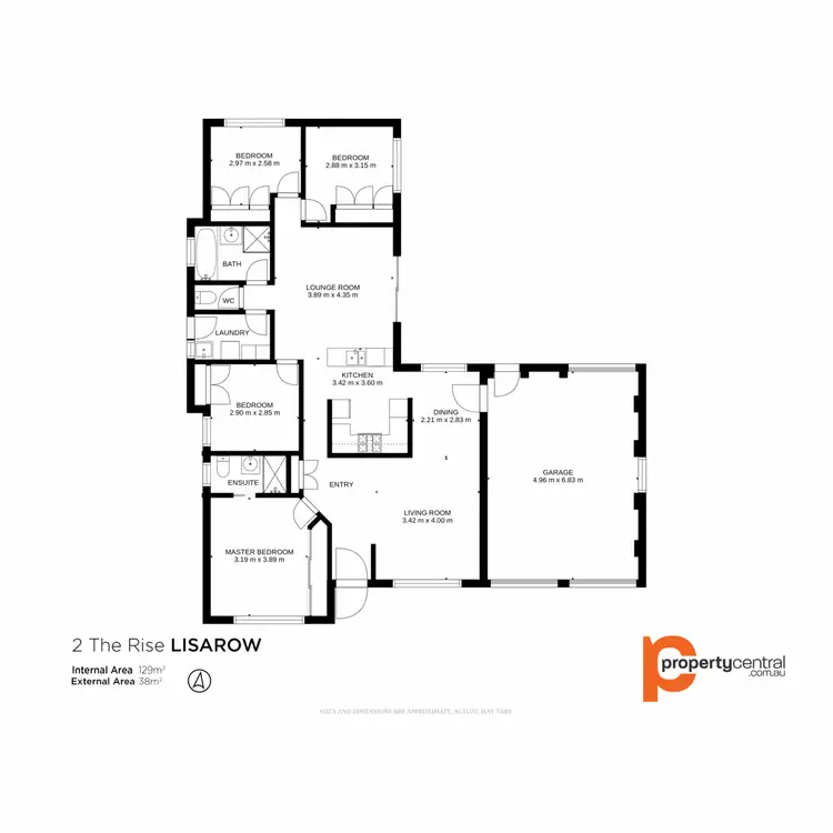 Floorplan of Homely house listing, 2 The Rise, Lisarow NSW 2250