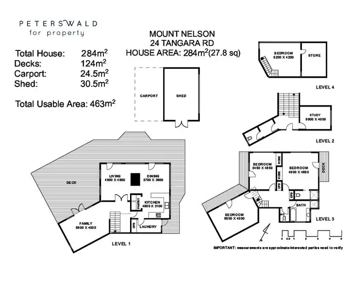 Floorplan of Homely house listing, 24 Tangara Road, Mount Nelson TAS 7007