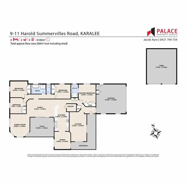 Floorplan of Homely house listing, 9-11 Harold Summervilles Road, Karalee QLD 4306