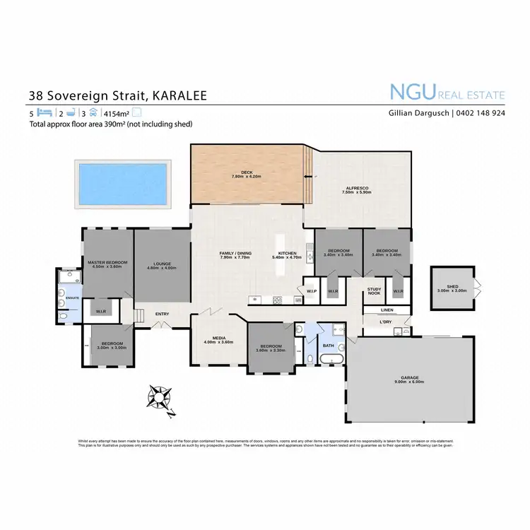 Floorplan of Homely house listing, 38-40 Sovereign Strait, Karalee QLD 4306