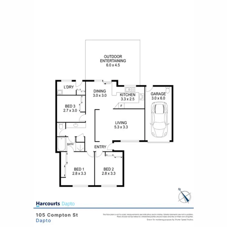 Floorplan of Homely house listing, 105 Compton Street, Dapto NSW 2530