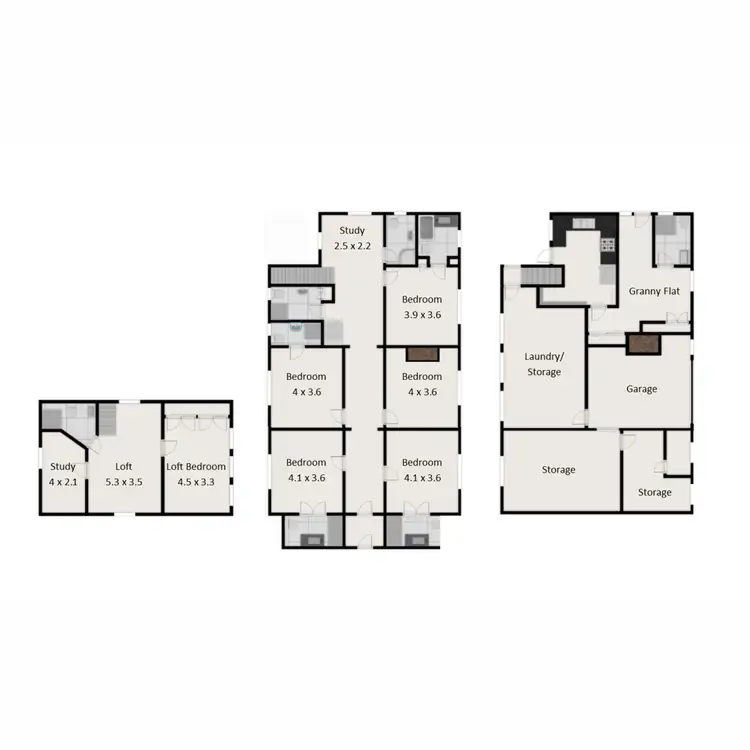 Floorplan of Homely house listing, 1 Thornbury Street, Spring Hill QLD 4000