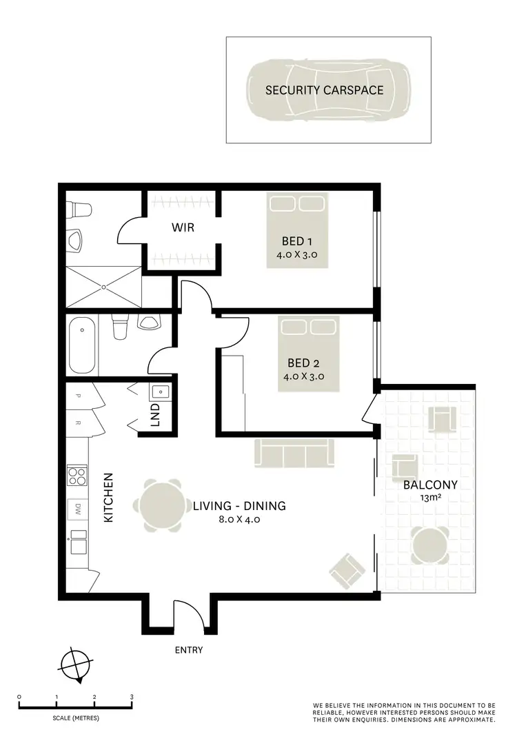 Floorplan of Homely apartment listing, 94/253 Chalmers Street, Redfern NSW 2016