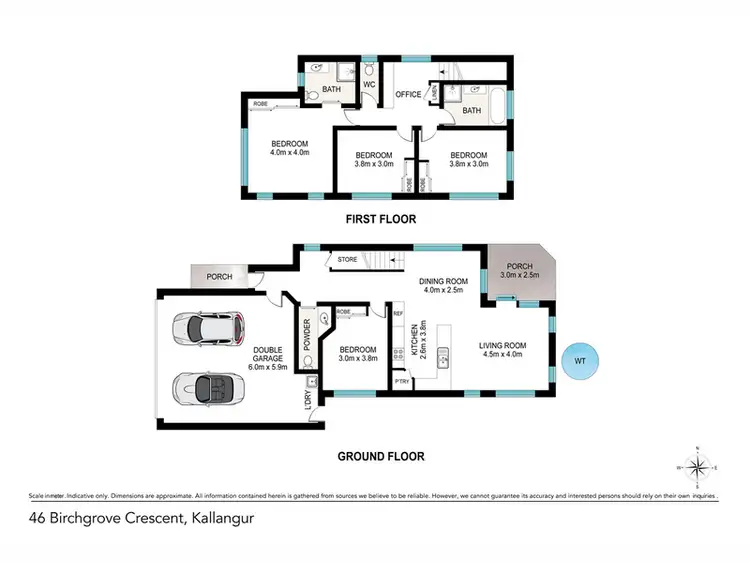 Floorplan of Homely house listing, 46 Birchgrove Crescent, Kallangur QLD 4503