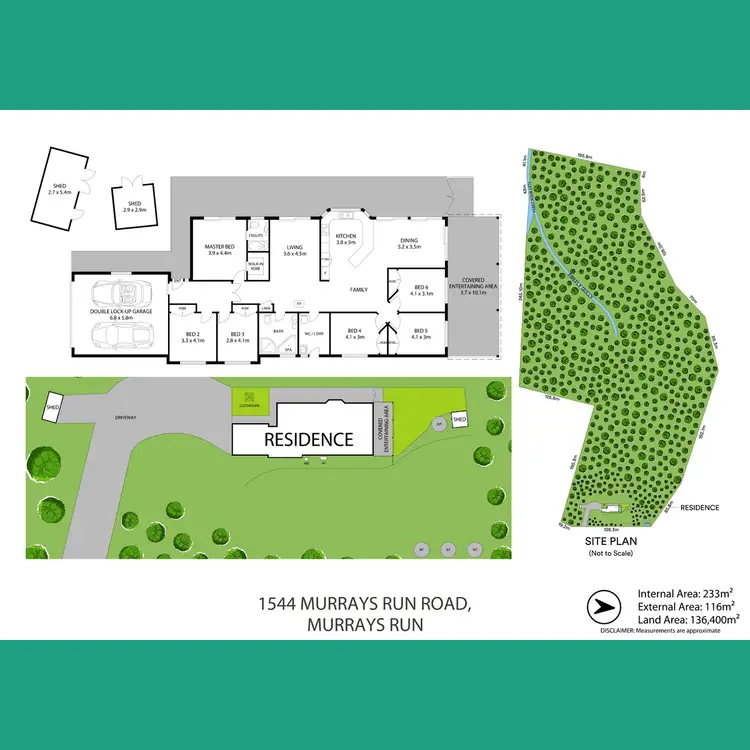 Floorplan of Homely rural property listing, 1544 Murrays Run Road, Murrays Run NSW 2325