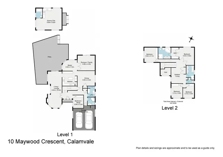 Floorplan of Homely house listing, 10 Maywood Crescent, Calamvale QLD 4116