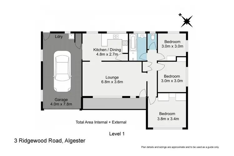 Floorplan of Homely house listing, 3 Ridgewood Road, Algester QLD 4115