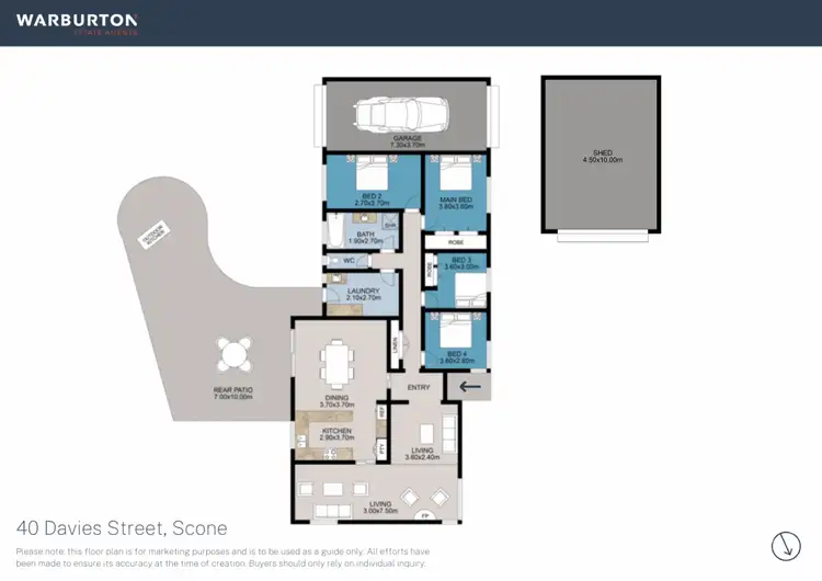 Floorplan of Homely house listing, 40 Davies Street, Scone NSW 2337