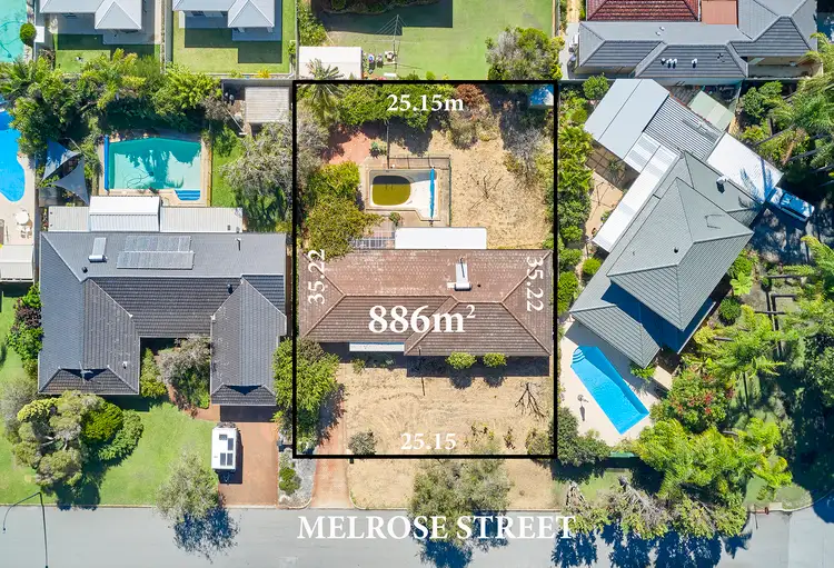 Floorplan of Homely house listing, 16 Melrose Street, Rossmoyne WA 6148