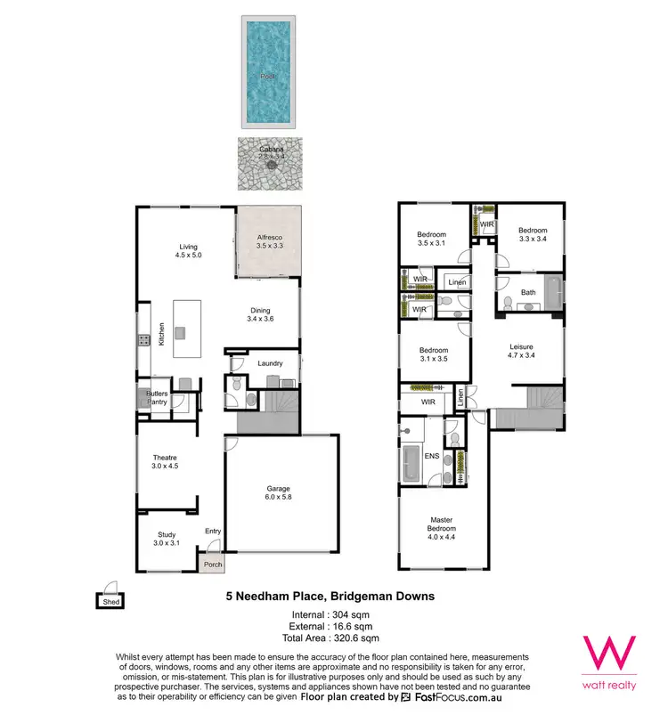 Floorplan of Homely house listing, 5 Needham Place, Bridgeman Downs QLD 4035