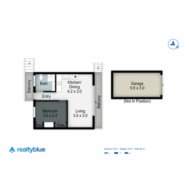 Floorplan of Homely apartment listing, 5/991 Gold Coast Highway, Palm Beach QLD 4221