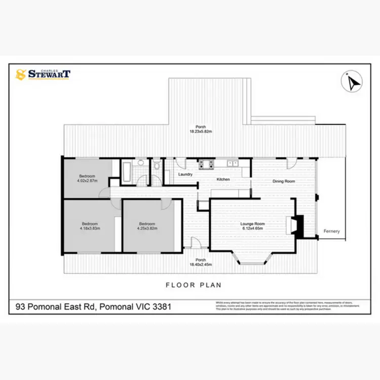 Floorplan of Homely rural property listing, 93 Pomonal East Road, Pomonal VIC 3381