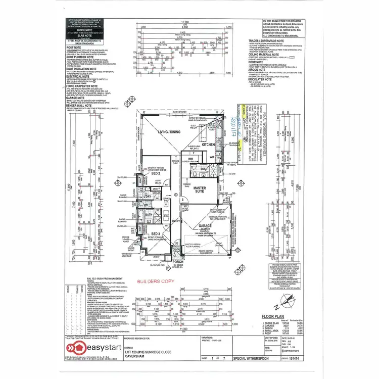Floorplan of Homely house listing, 18 Sunridge Close, Caversham WA 6055