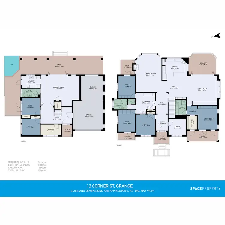 Floorplan of Homely house listing, 12 Corner Street, Grange QLD 4051