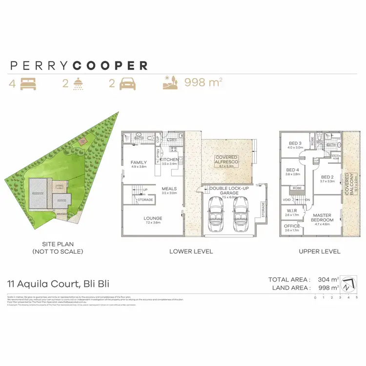 Floorplan of Homely house listing, 11 Aquila Court, Bli Bli QLD 4560