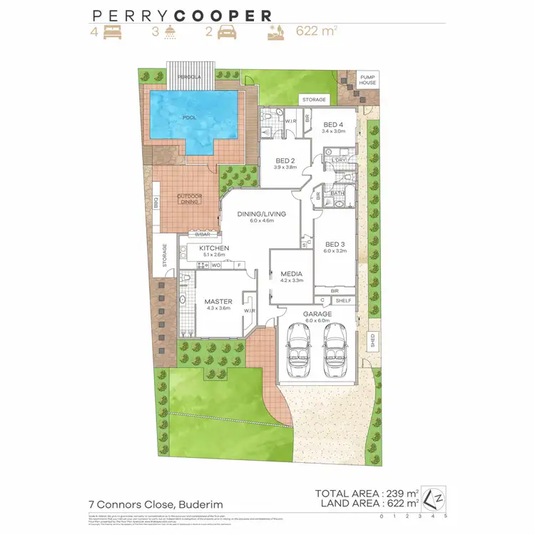 Floorplan of Homely house listing, 7 Connors Close, Buderim QLD 4556