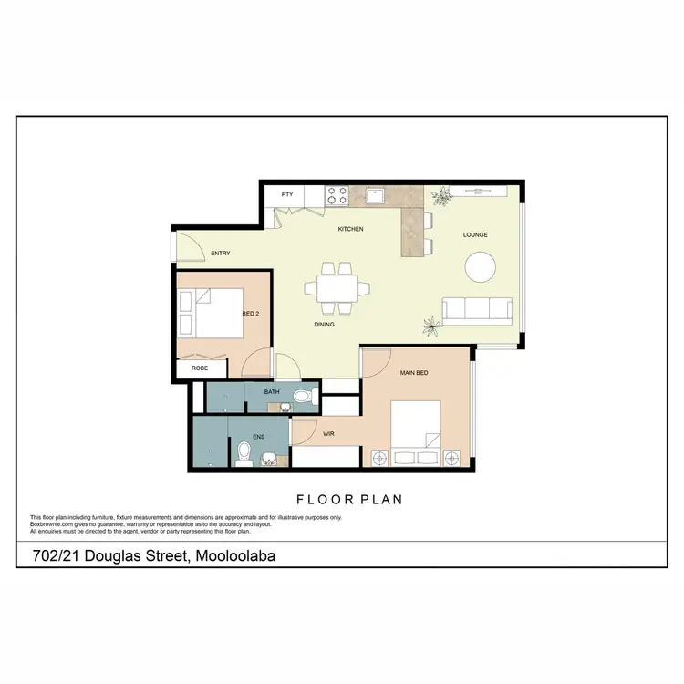 Floorplan of Homely unit listing, 702/21 Douglas Street, Mooloolaba QLD 4557