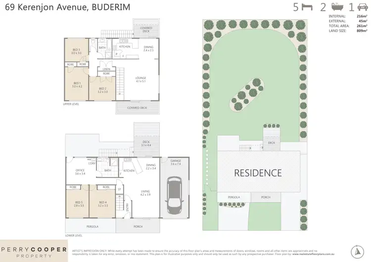 Floorplan of Homely house listing, 69 Kerenjon Avenue, Buderim QLD 4556