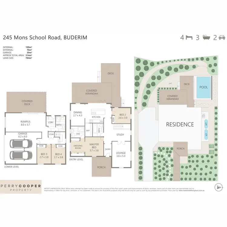 Floorplan of Homely house listing, 245 Mons School Road, Buderim QLD 4556